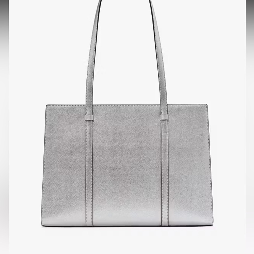 💥💥Price Drop💥 KATE SPADE KENZIE METALLIC LARGE TOTE NWT - Picture 7 of 16